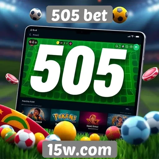 Experiência do usuário na navegação do site 505 bet
